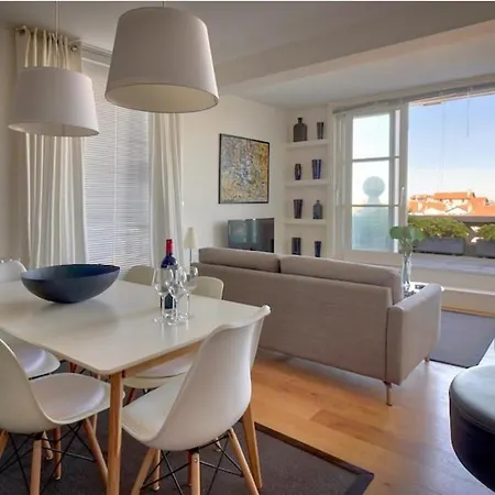 Сasa de vacaciones Beautiful Duplex Terrace With Sea View 2Nd Cote Des Basques Biarriz