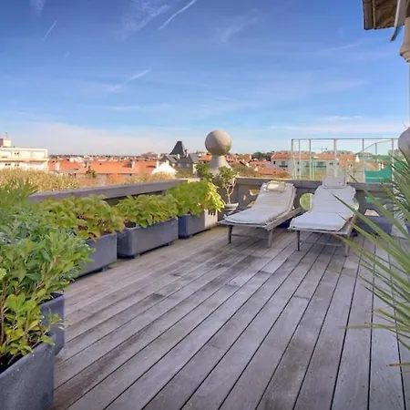 Beautiful Duplex Terrace With Sea View 2Nd Cote Des Basques Biarritz