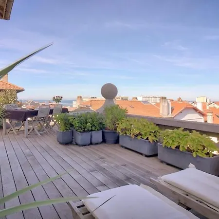 Beautiful Duplex Terrace With Sea View 2Nd Cote Des Basques * Biarriz